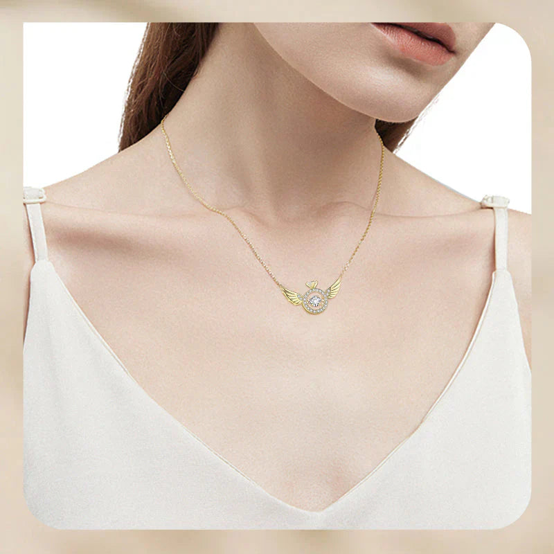 💖HOT SALE 50% OFF💖✨Angel Wings Necklace ✨Embrace Heavenly Protection, Purity, and Everlasting Love 🌟💎-3