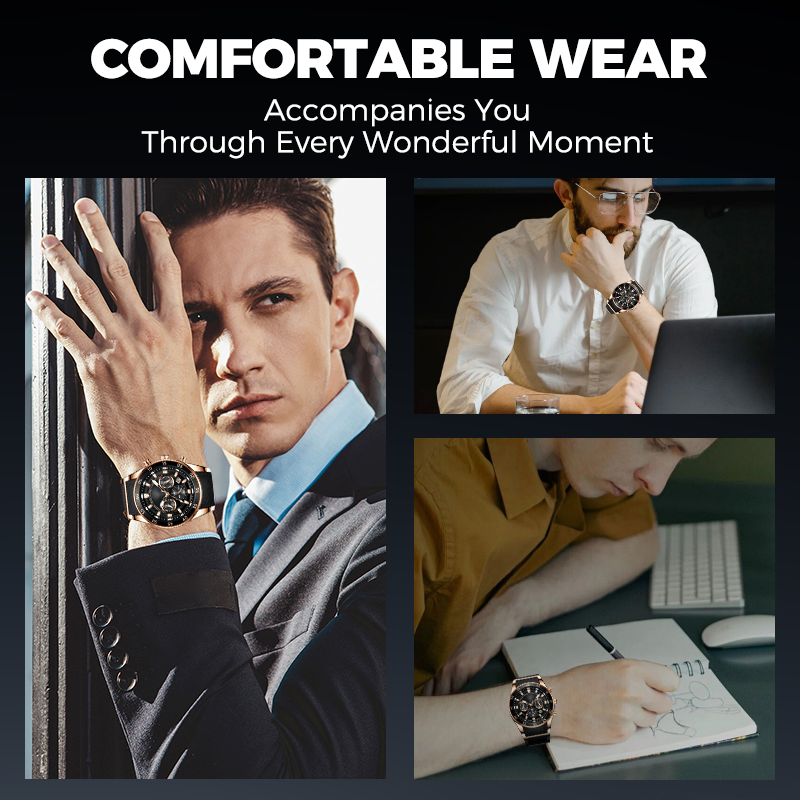 ⏳Time-limited Special⌛Men's Waterproof Multifunctional Quartz Watch-3