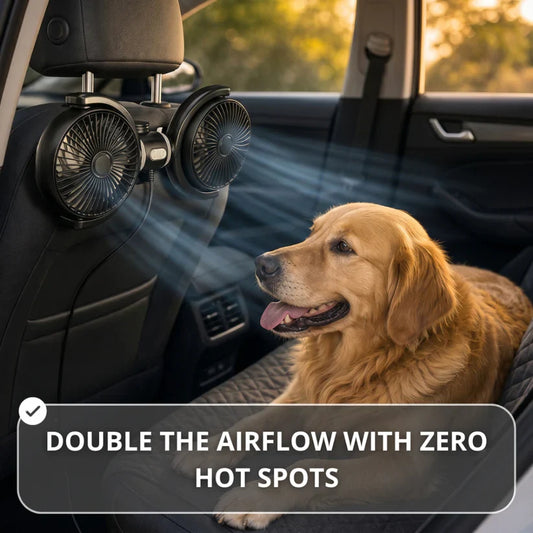 ❄️🚗Teepor™ Backseat Dog Cooling Fans (USB-A)