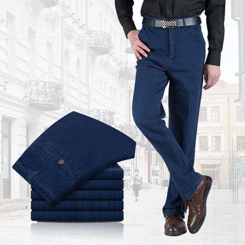 🔥Hot Sales - 47% OFF🔥Men's High Waist Straight Cut Jeans-7