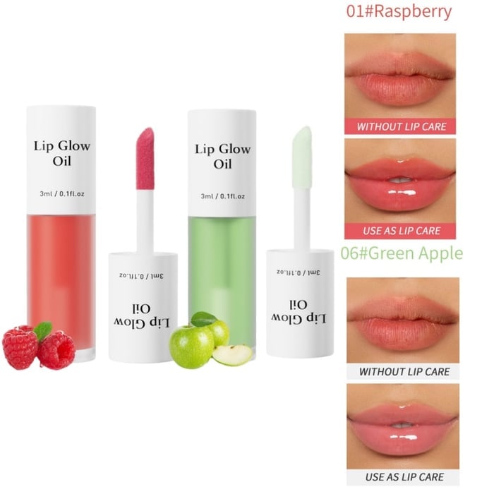 ⏳2026 NEW YEAR BUY MORE SAVE MORE✨ONLY ￡9.99!!!💋Tinted Lip Glow Oil - For Lush, Hydrated Lips with a Natural Glow! 💖-21