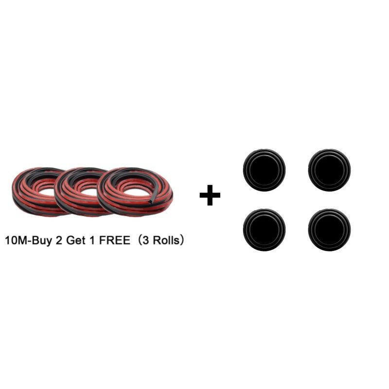 🔇5-hole Automotive Dust-proof and Shock-absorbing Sealing Strip-12