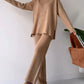 🔥Hot Sale 39% OFF🎁V-Neck Casual Slit Knitted Two-Piece Set-5