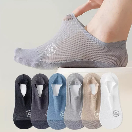 🔥As low as £2.33/1 pair!  🔥Ultra Thin Liner Socks Non Slip Nylon No Show Socks