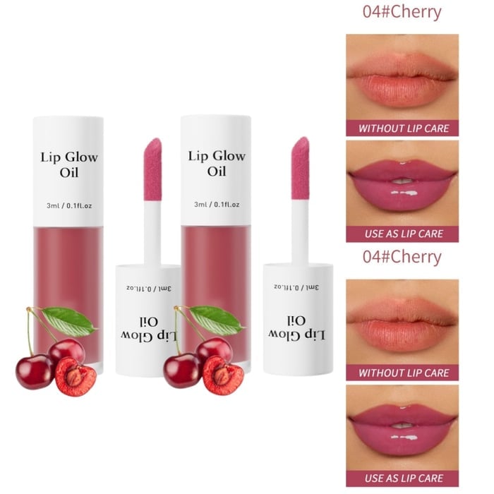 ⏳2026 NEW YEAR BUY MORE SAVE MORE✨ONLY ￡9.99!!!💋Tinted Lip Glow Oil - For Lush, Hydrated Lips with a Natural Glow! 💖-34