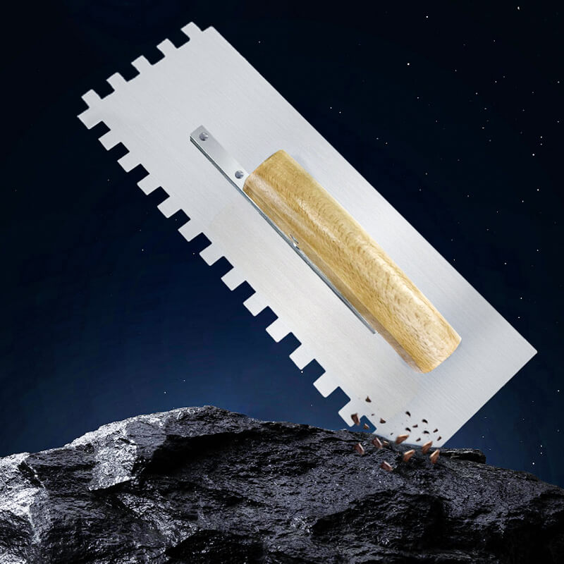 Tile tool serrated trowel-5