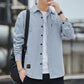 Men's Casual Pure Cotton Long Sleeve Shirt（50% OFF）-4