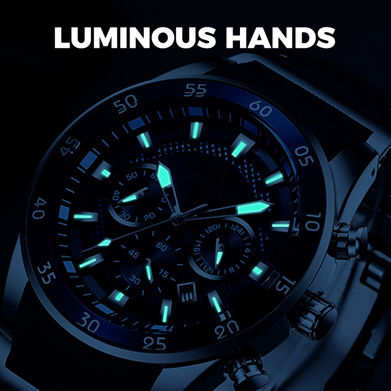⏳Time-limited Special⌛Men's Waterproof Multifunctional Quartz Watch-4
