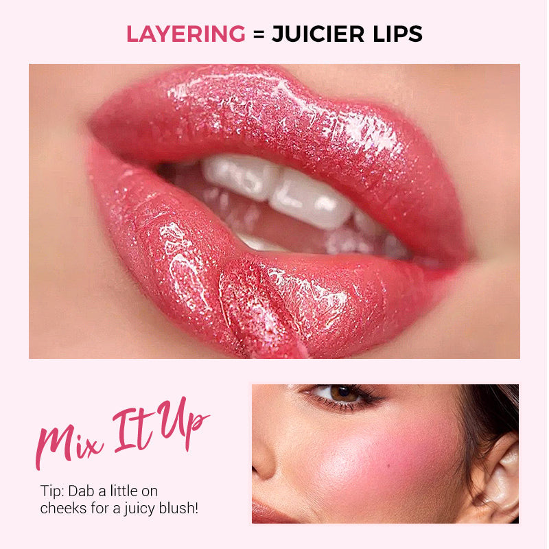 ⏳2026 NEW YEAR BUY MORE SAVE MORE✨ONLY ￡9.99!!!💋Tinted Lip Glow Oil - For Lush, Hydrated Lips with a Natural Glow! 💖-4