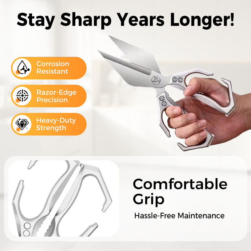 🔥Limited sale 50% off🔥Multifunctional Heavy-Duty Kitchen Shears-4