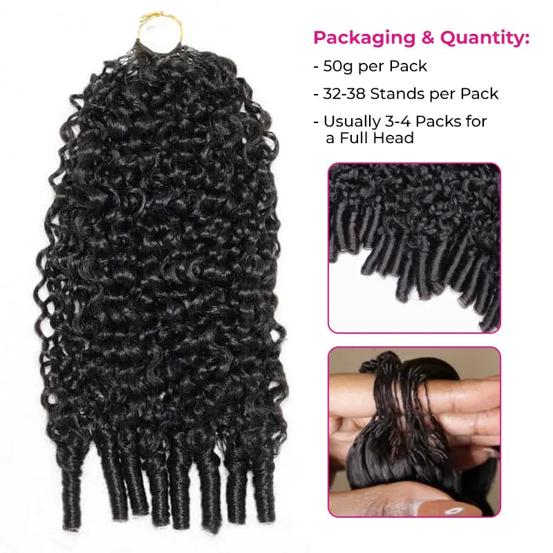 ISEE Hair Boho Braids – Knotless Crochet, 4-5 Packs Full Head-4