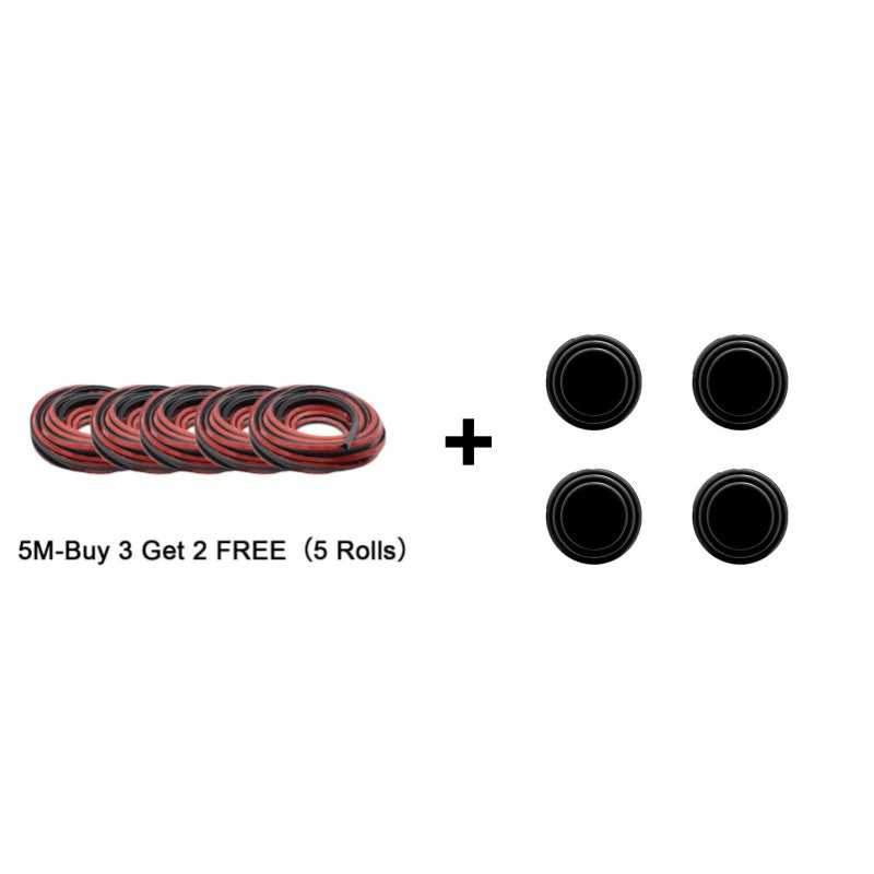 🔇5-hole Automotive Dust-proof and Shock-absorbing Sealing Strip-13