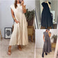 🔥HOT SALE🔥Sleeveless pleated simple solid colour dress-18