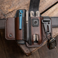 🔥 🛠️ Tactical Leather EDC Belt Bag – Compact Tool Pouch For Outdoor & Everyday Carry