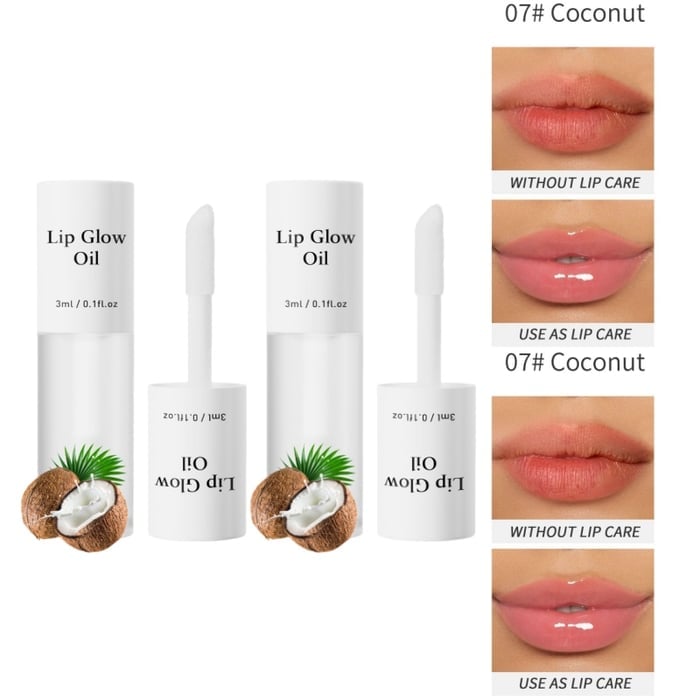⏳2026 NEW YEAR BUY MORE SAVE MORE✨ONLY ￡9.99!!!💋Tinted Lip Glow Oil - For Lush, Hydrated Lips with a Natural Glow! 💖-43