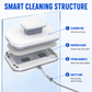 ⚡6‑in‑1 Magnetic Glass Cleaner – 30% wider cleaning area, perfect for high‑rise windows. Dual pads + squeegee – flawless results from the first pass!