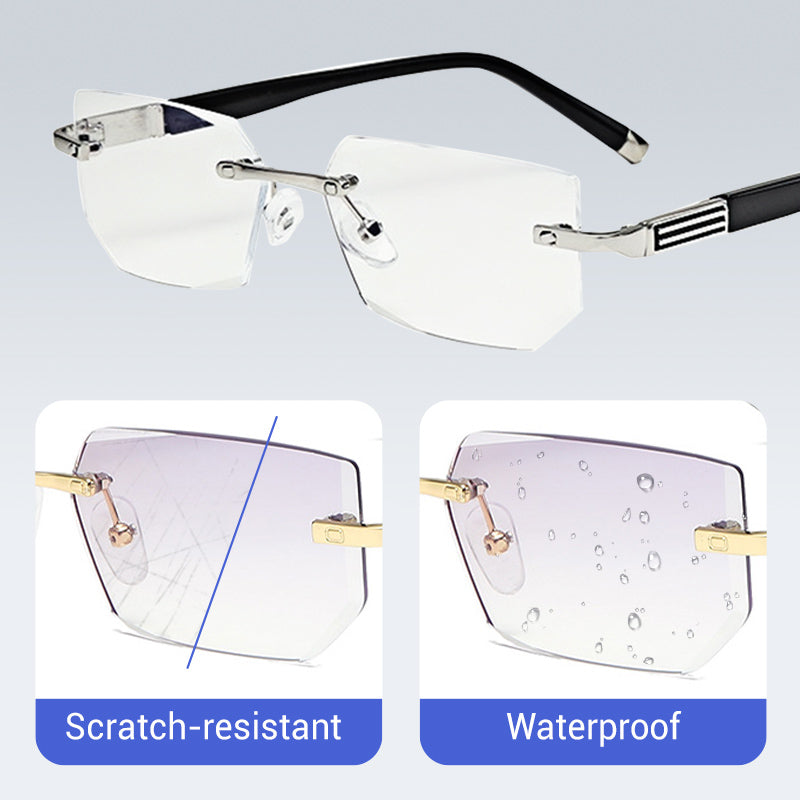 ✨Sapphire high hardness ✨Anti blue progressive Far And Near Dual-Use Reading Glasses-11
