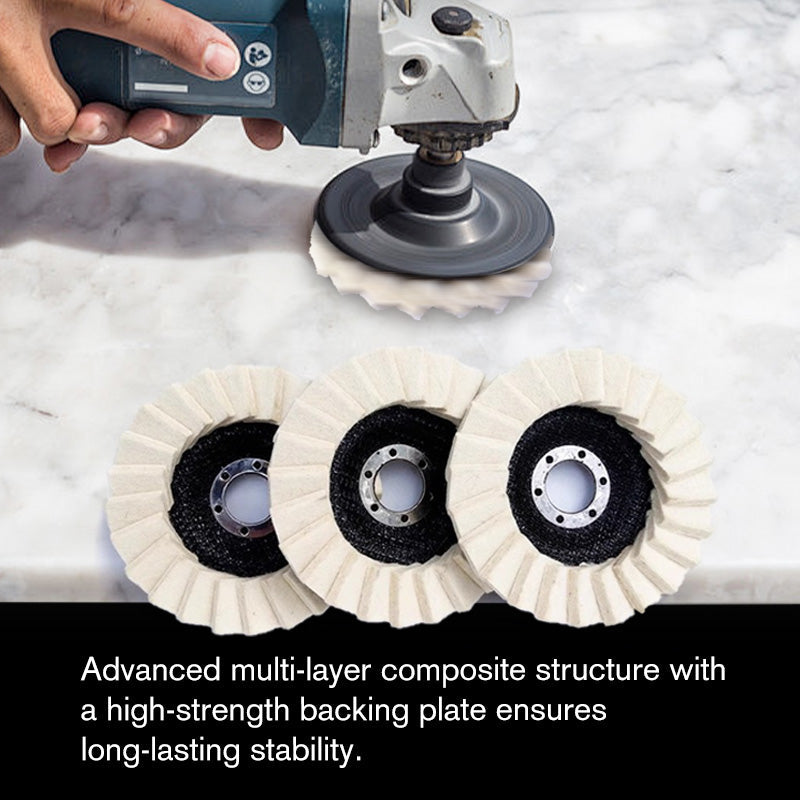 Wool Felt Flap Polishing Disc-5