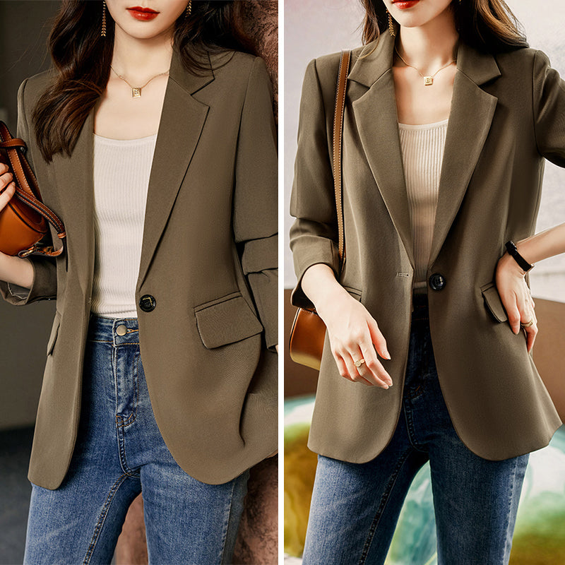 🔥New Year Hot Sale 47% OFF🔥 Simple Casual Draped Blazer-2