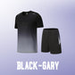 ☀️💦Men’s Loose-Fit Breathable Quick-Drying Athletic T-Shirt & Shorts Tracksuit-9