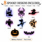 🔥 2026 New Products |🎃 Halloween LED Silhouette Wall Light Stickers