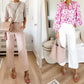 🔥2024 HOT SALE🔥Stretch Twill Cropped Wide Leg Pants-17