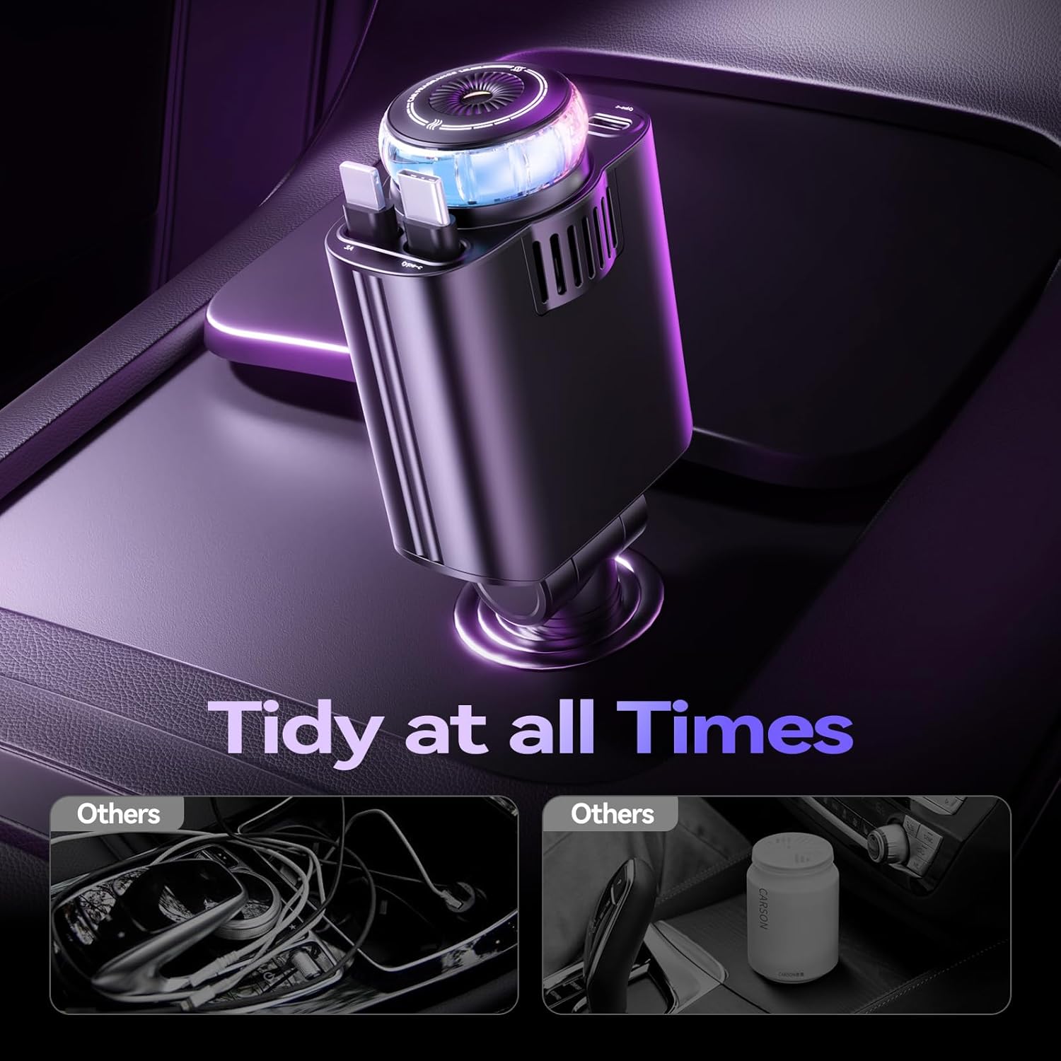 🔋Limited Time Promotion 50% OFF⚡5-in-1 Charger & Aroma Diffuser & Starlight Ceiling-6