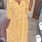 🔥SUMMER SALE 53% OFF 👗New Floral Print V Neck-Long Dress-7