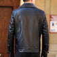 ❄️Winter Specials❄️ Men's Faux Fur Lined PU Leather Warm Jacket-3