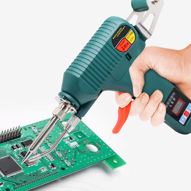 High Power Digital Display Manual Automatic Tin Wire Feeding Electric Soldering Iron-3