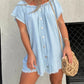 🔥HOT SALE💝Short Sleeve Casual Denim Dress（57% OFF）-1
