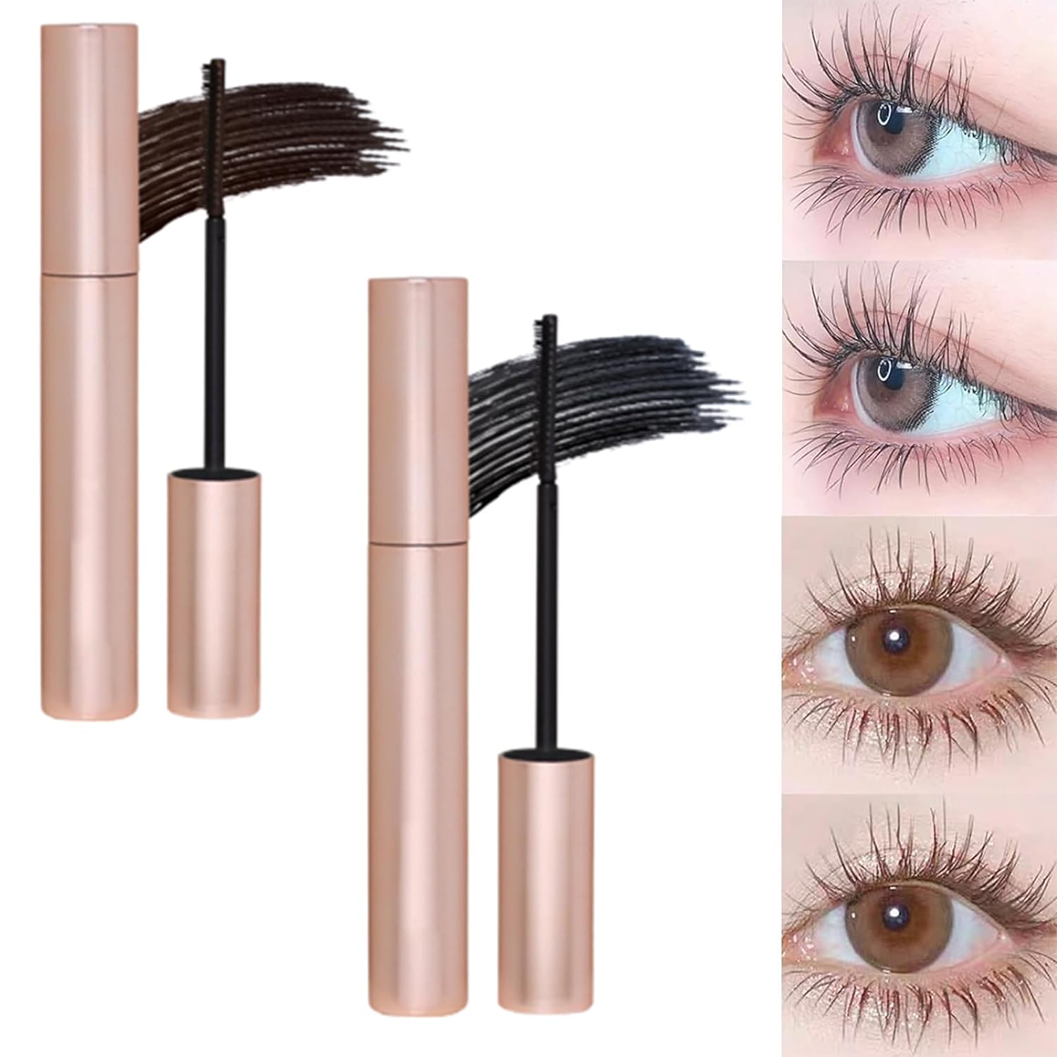 🔥Buy 1 Get 1 Free (2 pcs) [Waterproof and Non-Smudging] Lengthening and curling long-lasting mascara-4