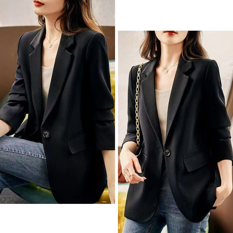 🔥New Year Hot Sale 47% OFF🔥 Simple Casual Draped Blazer-8