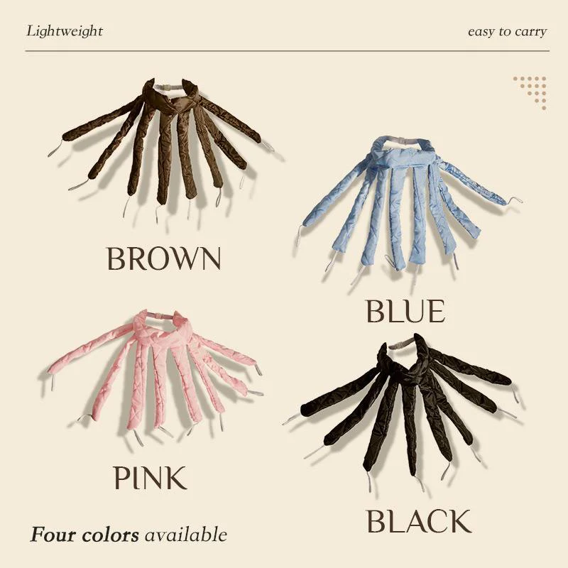 💗Sleep-in hairband Heat-Free Curling Tongs-5