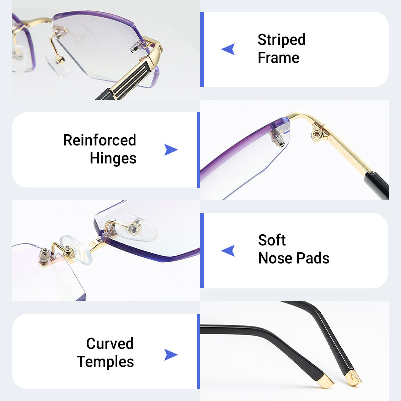 Sapphire high hardness✨Anti blue progressive Far And Near Dual-Use Reading Glasses-10