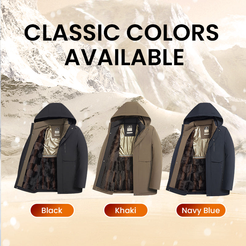 ✨New Arrival✨Men’s Thermal Hooded Parka Coat-6