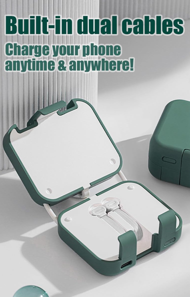 Portable Wireless Charging Treasure Mobile Phone Holder⚡🎉Free Shipping For Two Pieces🌸-4