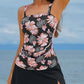 💥Last Day Special Sale 50% OFF🩱Women Vintage Tummy Control Two Piece Tankini Swimsuits-8