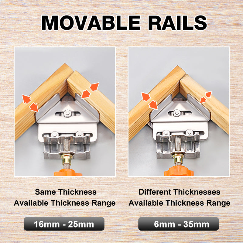 Multipurpose Stainless Steel 90 Degree Corner Clamp-9