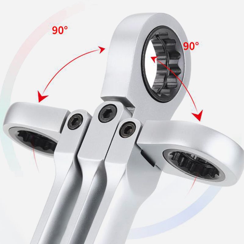 15pcs Adjustable Ratchet Wrench Kit（50%OFF）-2