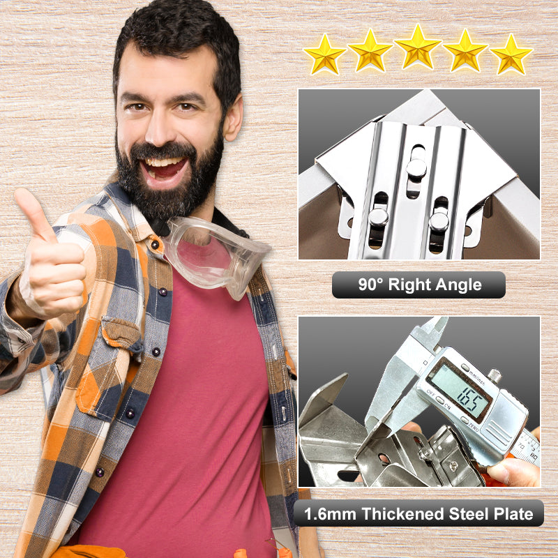 Multipurpose Stainless Steel 90 Degree Corner Clamp-7