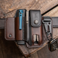 🔥 🛠️ Tactical Leather EDC Belt Bag – Compact Tool Pouch For Outdoor & Everyday Carry