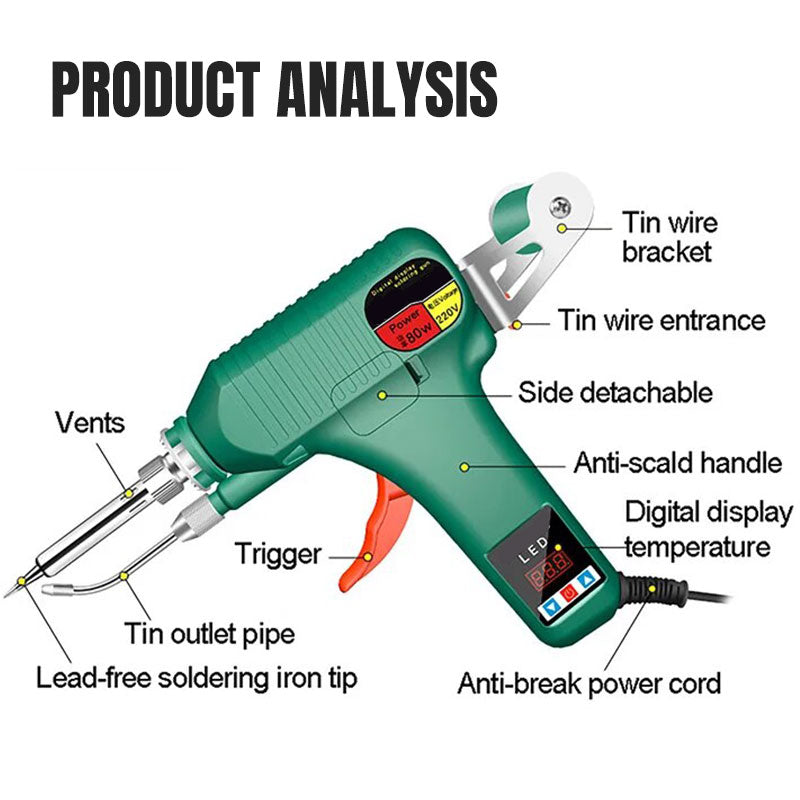 High Power Digital Display Manual Automatic Tin Wire Feeding Electric Soldering Iron-6