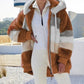 🍂Fall Specials🎅Contrasting Padded Coat🐑-13
