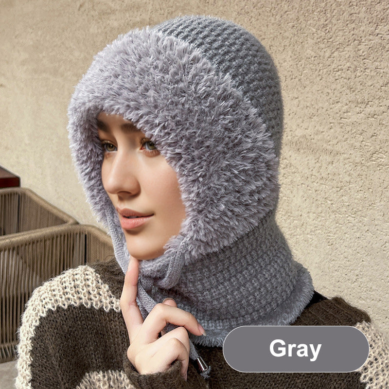 ❄️Women's Outdoors Windproof Scarf Hat-12