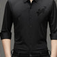 🎁Exquisite Gift💘Men's Velvet Thickened Seamless Flocking Shirt（48% OFF）