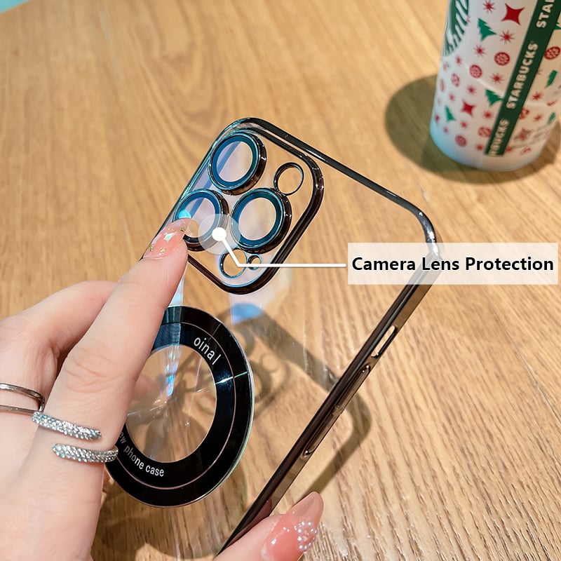 Transparent Magnetic Case For iPhone-5