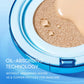 ❤️New Shade Launch❤️SKINTIFIC Velvet Matte Cushion Foundation Blue Ultra Cover Powder Foundation, 12h Oil-Control, Lightweight, Long-Lasting, Waterproof Korean Cushion Makeup-7
