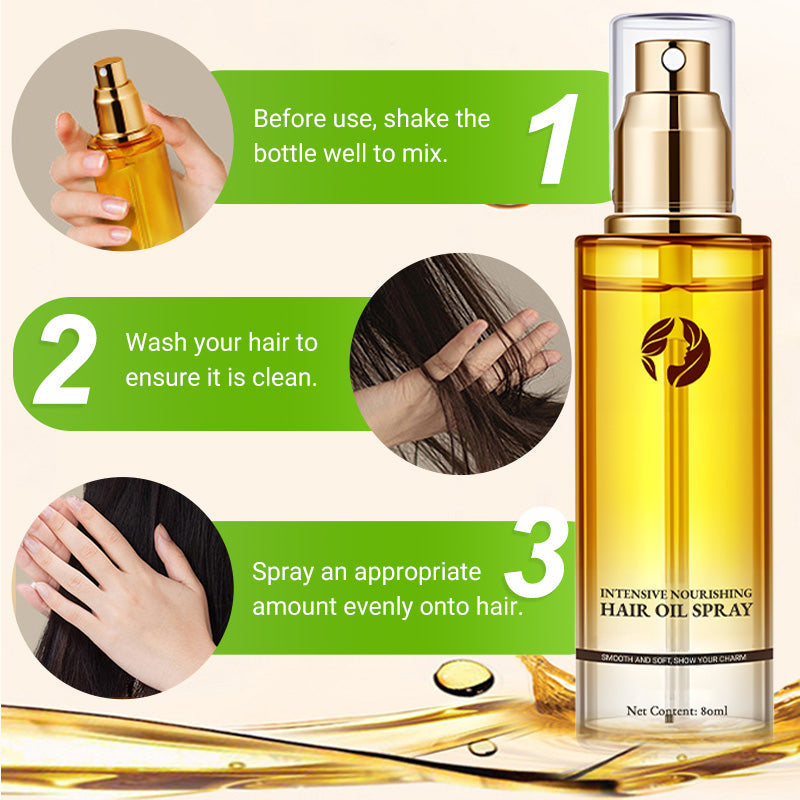 💁‍♀️✨Hair Oil Serum Spray For Curly Hair ✨💆‍♀️Lightweight 3-in-1 Treatment Spray: Shine, Frizz Control & Long-Lasting Curl Definition – No Heavy Residue!-7