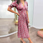 🌷Limited Time 53% OFF💞💃Deep V-neck polka-dot dress-16